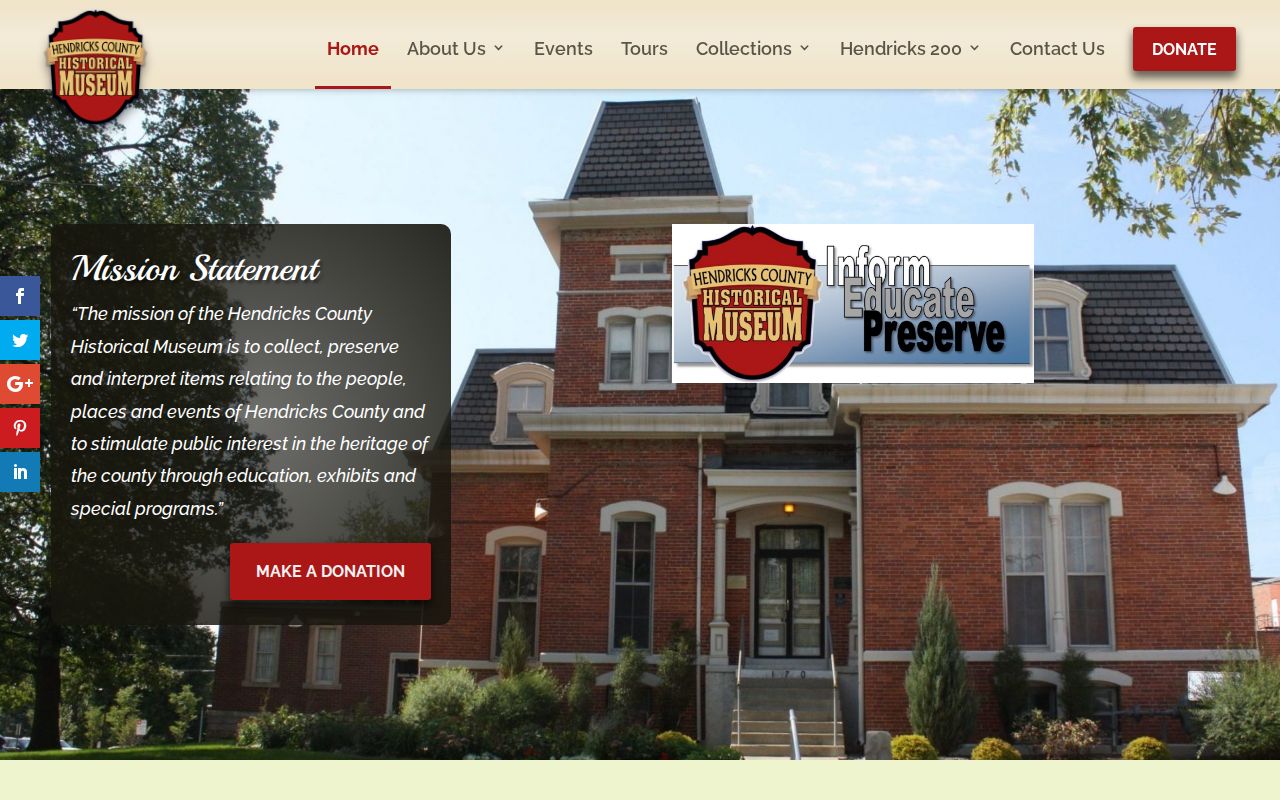 Hendricks County Museum for Avon directory history